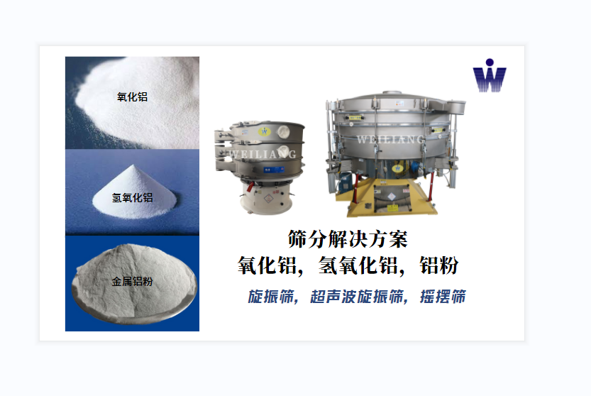 氧化鋁、氫氧化鋁、金屬鋁粉篩分案例